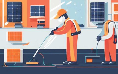 What are the jobs for cleaning solar panels?