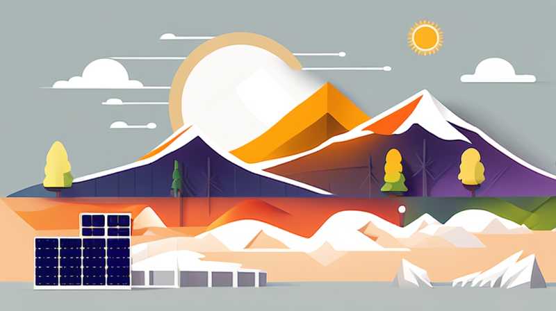 How about building solar power on a mountain?