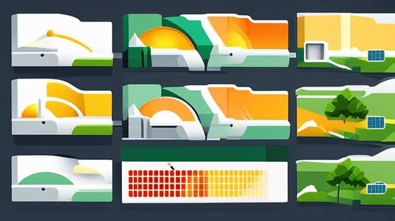 Where are solar floodlights used?