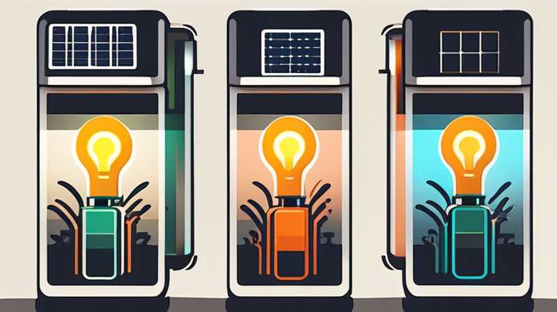 How to change circuit lamp to solar lamp