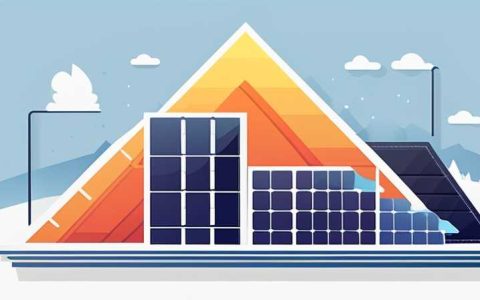 How many degrees of solar energy is on the roof in winter