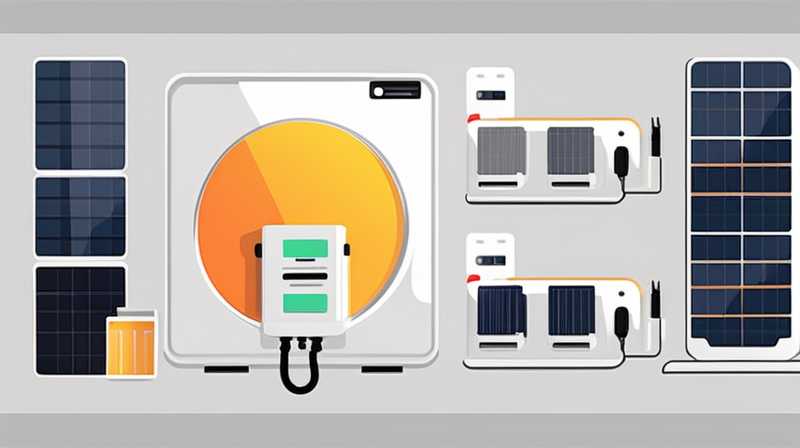 How to plug in solar power indoor wires