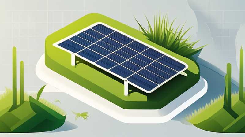 How to grow grass under solar panels