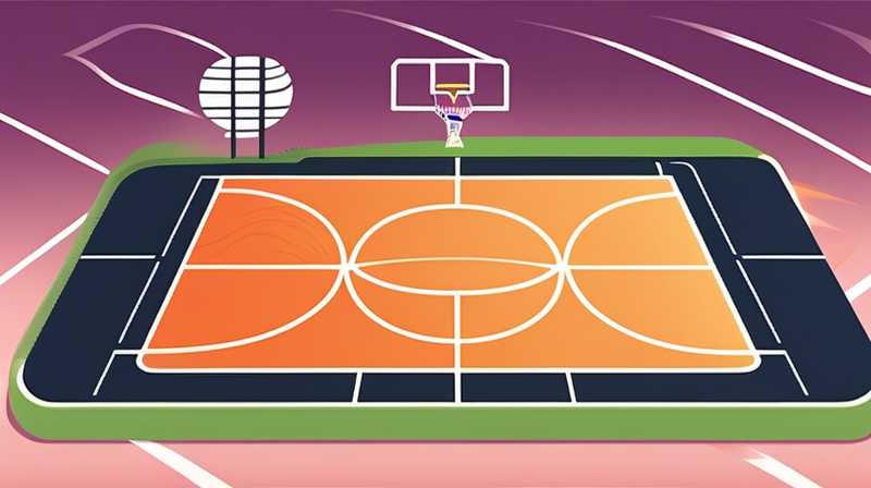 What LED lights are best for solar basketball courts?