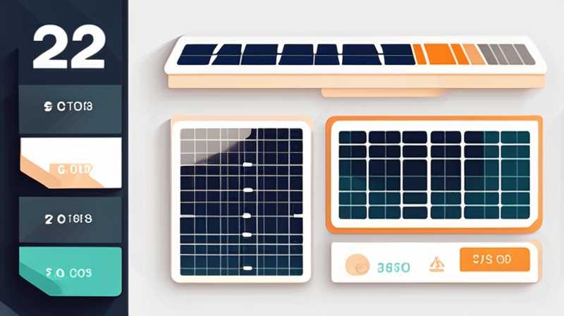 How much does a 220v solar panel cost