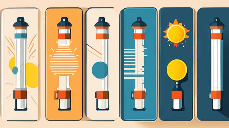 How to change solar flashlight to long-lasting light