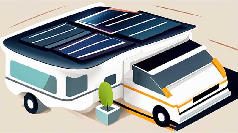 How to install solar energy on the roof of a caravan