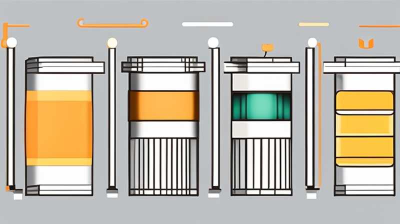 How to connect solar column lights