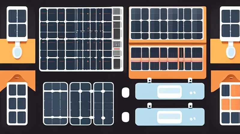 What does the solar panel box mean?