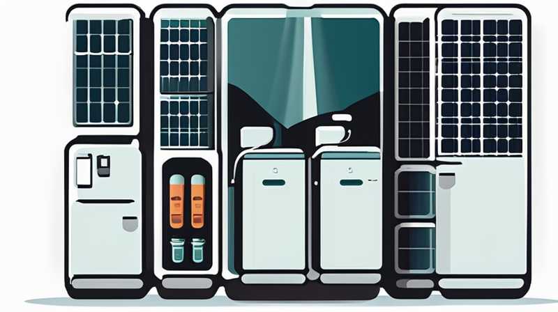 How many watts of solar energy can power a refrigerator?