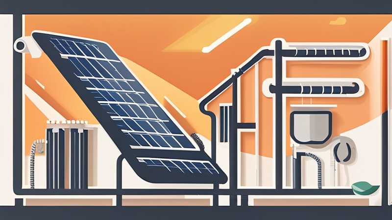 How to disassemble the joints of solar pipes