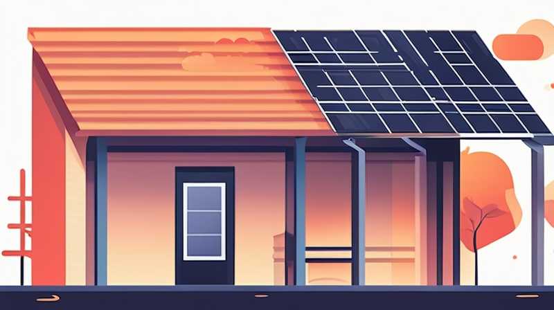 How to use solar energy to heat a two-story building