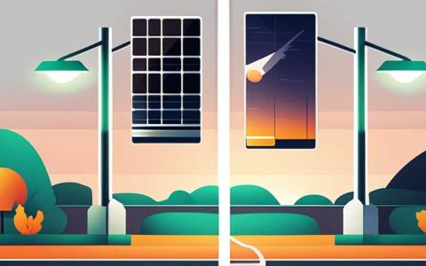 How is the light from solar street lights?