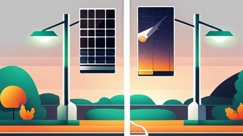 How is the light from solar street lights?