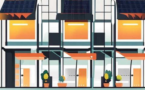 How to install solar lights in the exhibition hall