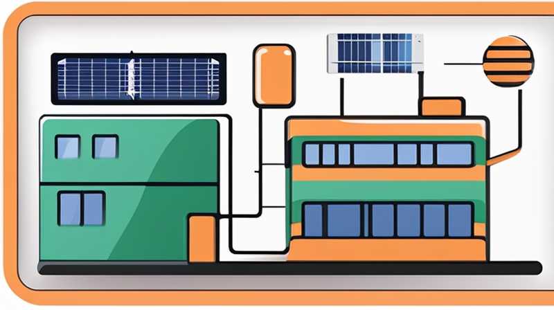 What are the supporting equipment for solar panels?