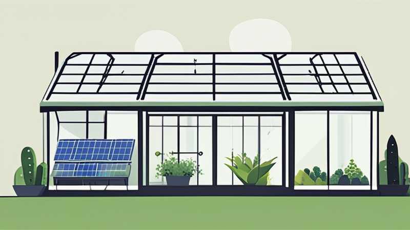 What are the uses of solar lights in greenhouses?