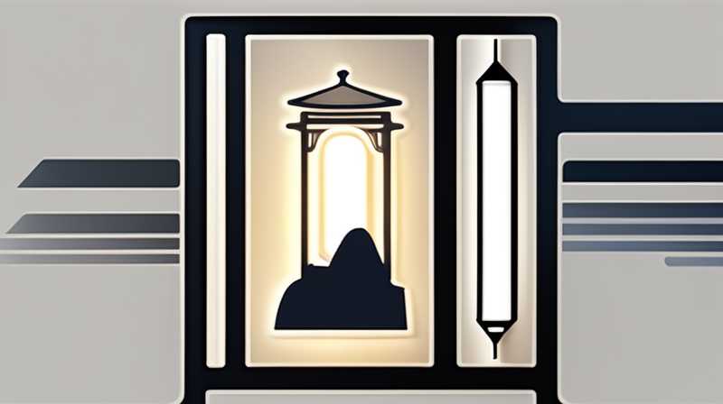 How to install solar lights in stone lanterns