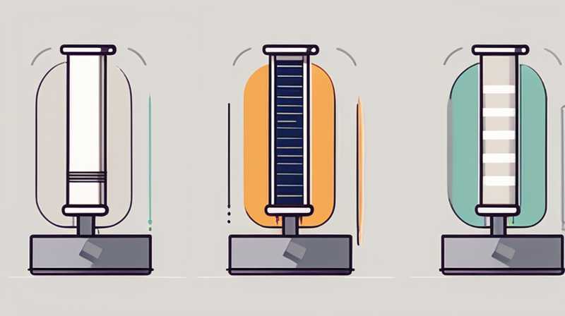 How to fix the round tube of solar light