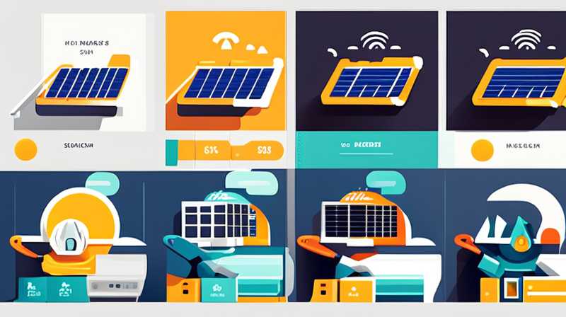 Where is the solar smart panel broken?