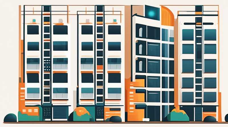 How to reserve solar energy for small high-rise buildings