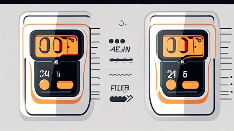 How to adjust the time of solar control meter