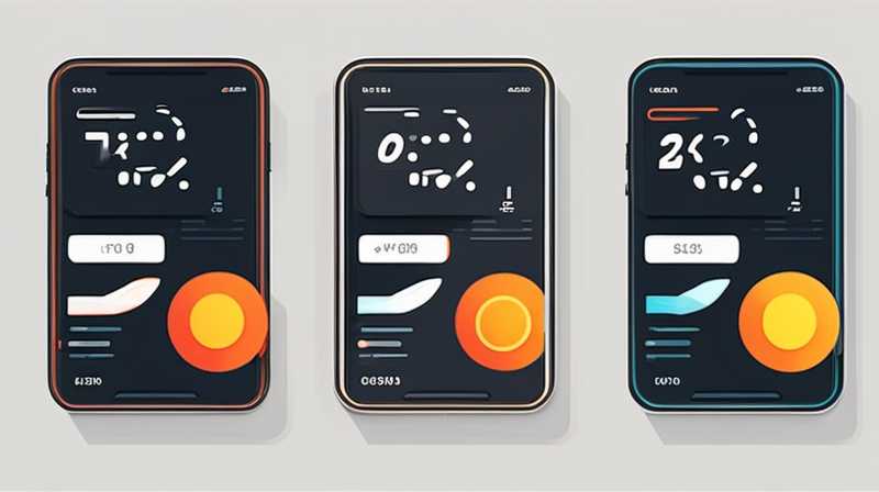 What is the solar temperature display called?