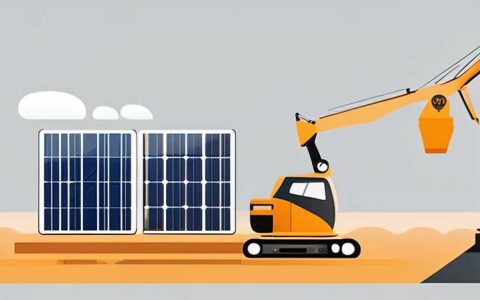 How to install solar lights on excavator crane