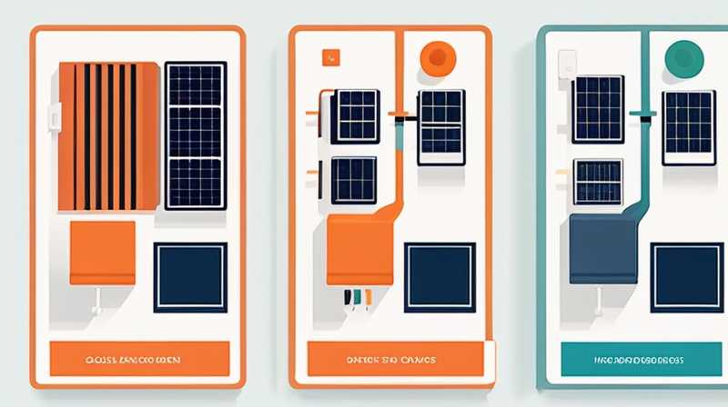 How to connect a solar power plug with a switch