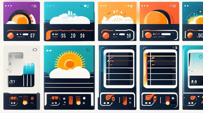 How many degrees is the solar temperature control set to?