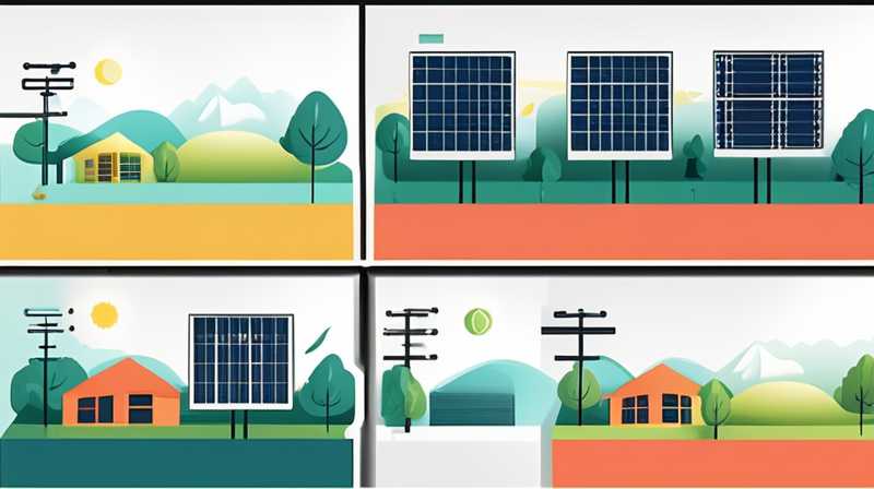 How to change solar power lines