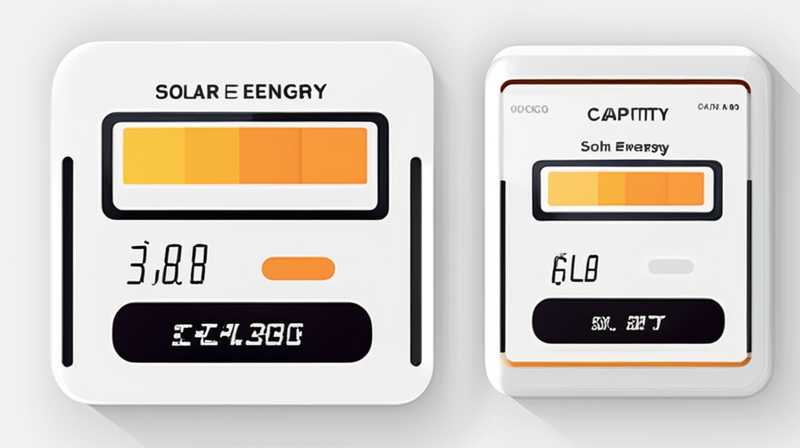 How to calculate capacity of solar energy monitoring