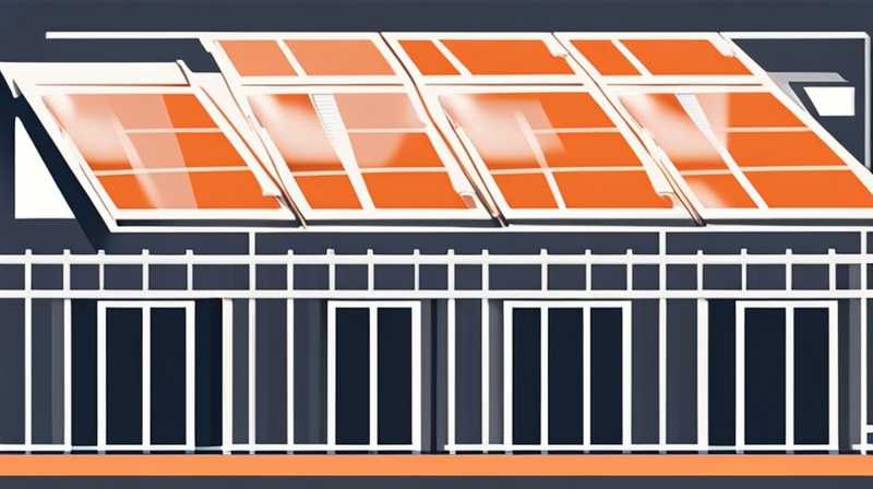 How to use solar energy on enclosed balcony