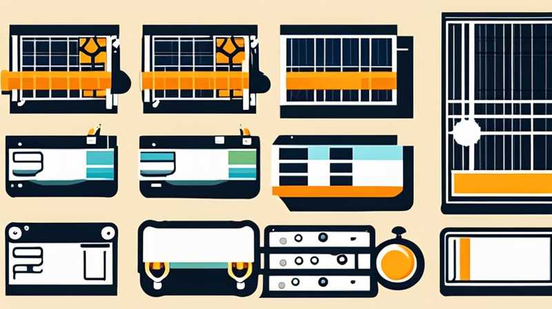 How to install solar energy on old batteries