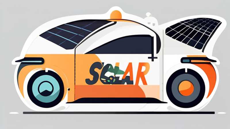 How to say solar car in English