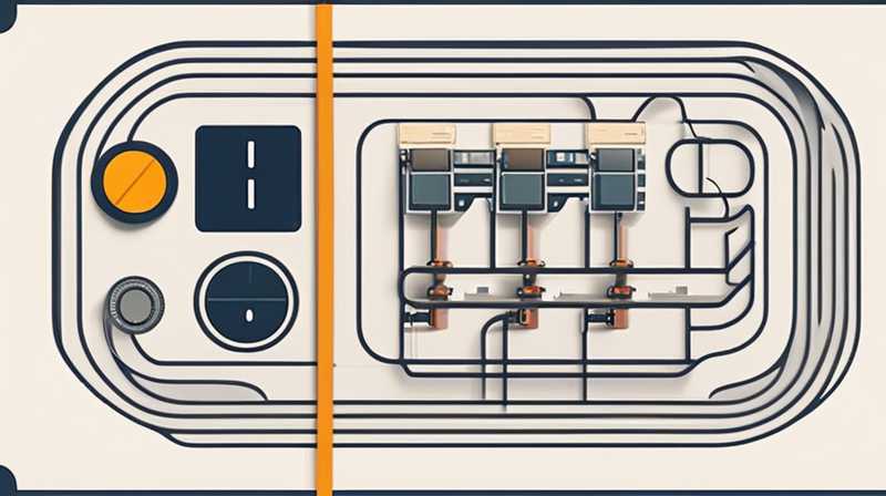 How to connect the switch to the solar circuit board