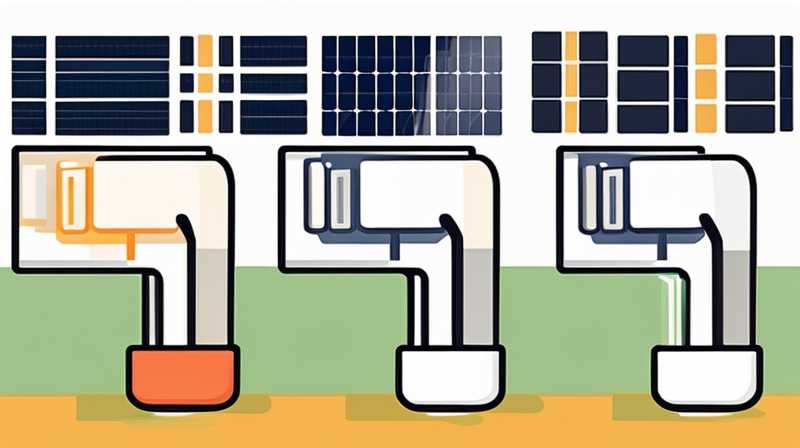 How to connect the solar panel line to the plug-in lamp