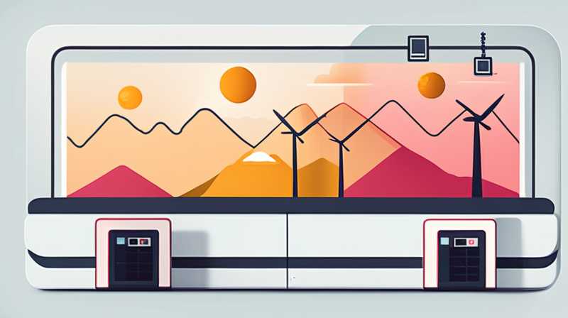 ¿Qué es la imagen de la estación de carga con almacenamiento de energía?