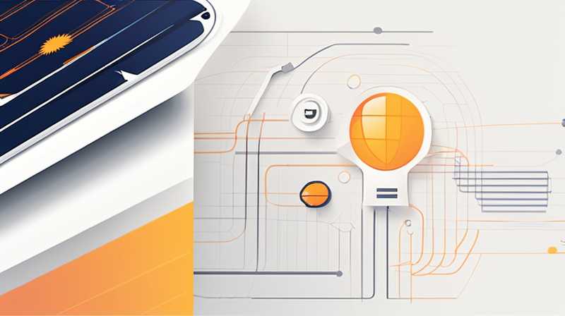 How to connect the solar host line