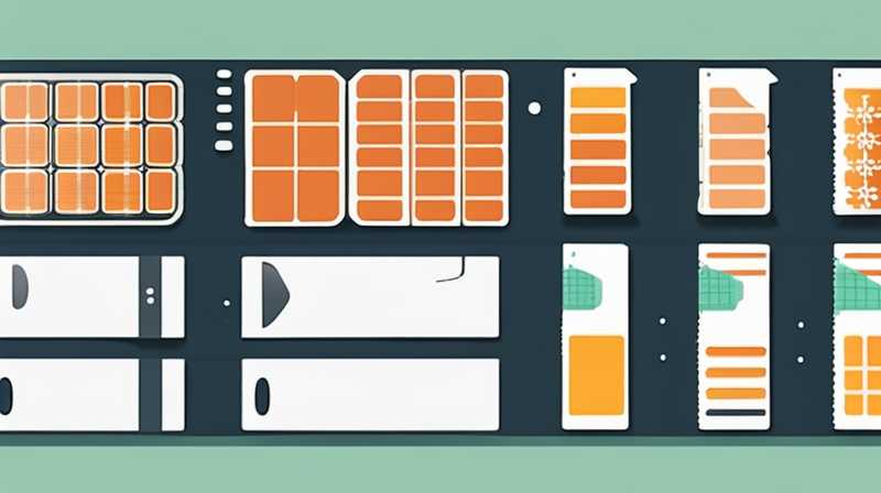 How to connect the foldable solar panel line