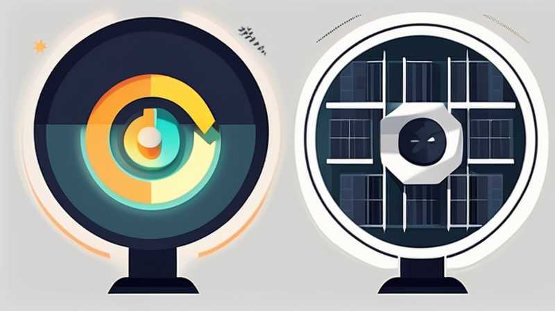 How many volts does the solar powered revolving light