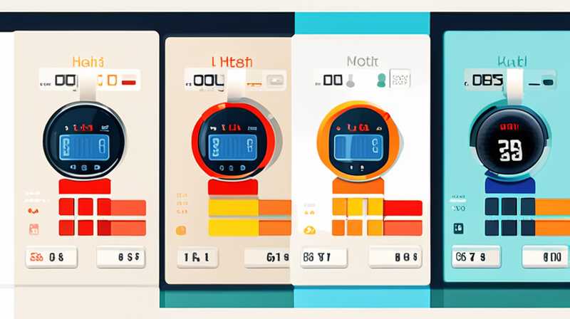 What do LL and HH mean in solar energy meter and controller?