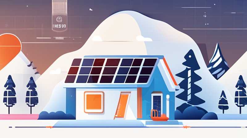 How to repair solar energy in winter