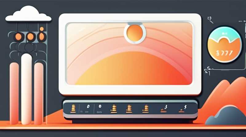 How many watts does it take to use the sun for heating?