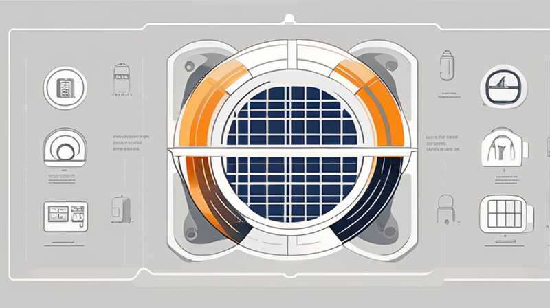 How to remove the solar panel interface gasket