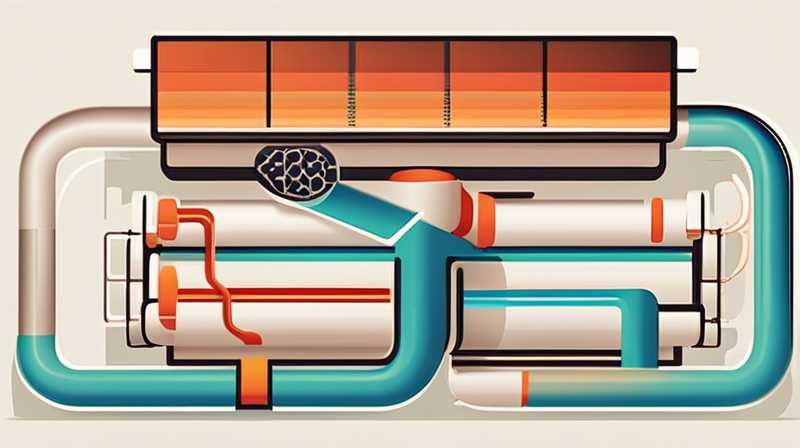 What are the pipes for solar heating called?