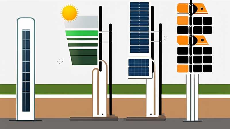 What are the requirements for new solar street lights?