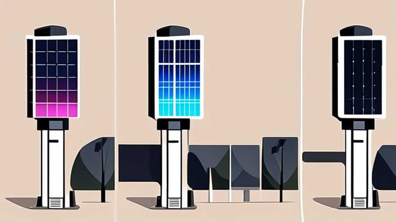 How many watts of high power solar column light