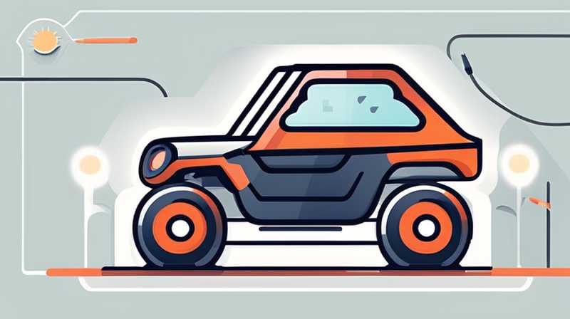 How long does it take to charge a four-wheeler solar panel?