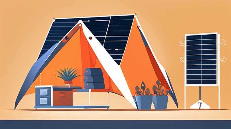 How to set up a solar tent